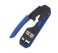 Kit de herramientas de crimpado RJ45, kit de herramientas de crimpado RJ45, crimpadora Ethernet Cat5e Cat6 Cat6a Mini pelacables, kit de alicates de corte de alambre, crimpadoras de alambre