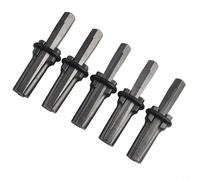 Kit de herramientas de cuñas de división de roca de 18 mm, herramientas manuales de demolición de construcción de metal para hormigón, granito, mármol, piedra, juego de 5 piezas