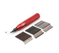 Kit de herramientas de desbarbado con 31 cuchillas HSS (11 BS1010, 10 BS3010, 11 BS1018) para aplicaciones multiusos | Eliminación de rebabas de borde