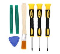 Kit de herramientas de desmontaje para reparación de teléfonos y portátiles con destornilladores, barras de palanca, hoja de deformación y cepillo para dispositivos móviles,