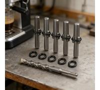 Kit de herramientas de división de piedra con cuñas y espaciadores para granito, mármol y hormigón con broca SDS para construcción y uso de demolición (juego de brocas de 16 mm)