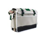 Kit de herramientas de electricista de lona grande gruesa multifuncional para reparación e instalación, resistente al desgaste, portátil, pequeña carpintería dedicada (W2,45.7 cm)