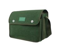 Kit de herramientas de electricista de lona grande gruesa multifuncional para reparación e instalación, resistente al desgaste, portátil, pequeña carpintería dedicada (G1,45.7 cm)