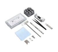 Kit de Herramientas de Eliminación de Eslabones de Reloj Juego de Ajuste de Correa de Reloj Profesional con 98 Piezas de Accesorios para de Tamaño de Reemplazo para Reparadores de Relojes