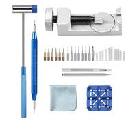 Kit de herramientas de eliminación de eslabones de reloj, kit de eliminación de eslabones de reloj,Kit de reparación de reloj de 41 piezas, herramienta de eliminación de correa de reloj | Kit de