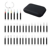 Kit de herramientas de eliminación de terminales - 36 piezas Easy Release Connector Tools | Portable Mechanic Electric Tool Set for Automotive, Household, Vehicle Wiring, Workshop, DIY Repairs, Car