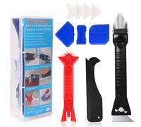 Kit de Herramientas de Eliminador de Sellantes, Removedor de Sellador y Masilla y Lechada, Eliminador de Silicona Para Juntas, Herramienta Para Calafateo Rascador Para Eliminar Silicona Persistente