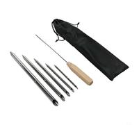Kit de herramientas de empalme de cuerda de 6 piezas para Fid Agujas y deslizadores para cuerdas trenzadas Winch Rope Boot Senderismo Reparación