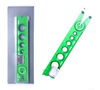 Kit de herramientas de ensanchamiento de aleación de aluminio para tubos de cobre de 1/4-3/4 pulgadas con cabeza de 45 grados y placa localizadora deslizante para reparación de HVAC (B)