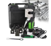 Kit de herramientas de ensanchamiento eléctrico, herramienta de ensanchamiento y expansor de tuberías con iluminación LED, bengala rápida en 5 segundos, para cobre suave y aluminio