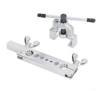 Kit de herramientas de ensanchamiento manual para tubos de cobre y latón y aluminio, 9 tamaños, expansor de 3 a 19 mm, con cabezales de aleación de acero para reparación de refrigeradores AC Plus