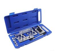 Kit de herramientas de ensanchamiento y estampado de refrigeración para reparación de CA, juego de expansor de tubo con 5 adaptadores, rango de 1/8 a 3/4, acero al cromo vanadio, para modelo CT-275L