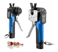 Kit De Herramientas De Expansión De Tubos Eléctricos Inalámbricos, Juego De Abocardado Excéntrico HVAC Para Cobre Y Aluminio, Incluye Mandriles De Varios Tamaños De 1/4 A 3/4 Pulgadas (6 A 19 Mm)