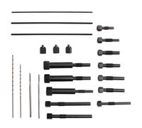 Kit De Herramientas De Extracción De Bujías Incandescentes De Acero - Extra | Se Adapta A Roscas M8x1.0 M10x1.0 M10x1.25, Machos De Roscar Y Brocas De Acero Al Carbono, Juego Portátil, Para Mantenimiento