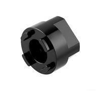 Kit de herramientas de extracción y tapa de manivela para bielas de pedalier SRAM que soportan protocolos estandarizados de mantenimiento de bicicletas (C-negro)