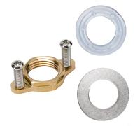 Kit de herramientas de fijación de cobre con arandela de clip de tuerca, componentes antiaflojamiento para reparación de grifos de lavabo y tuberías y estabilidad en cocina y baño