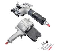 Kit de herramientas de flejado de metal de alta resistencia, herramienta manual combinada para flejado de 32 mm (1,25"), solución para embalaje y flejado de palés, herramienta de embalaje duradera y