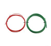 Kit de herramientas de flexión de tubos de cobre para tubos de aire acondicionado de 1/4" y 3/8" de plástico PE con tiras de goma, reutilizable, juego de herramientas de flexión verde, 4M CT-205
