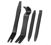 Kit de herramientas de instalación de audio de coche de plástico con múltiples barras de palanca para servicio del sistema de navegación del salpicadero y extracción del panel interior (negro)