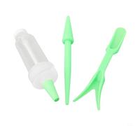 Kit de herramientas de jardín para mini esparcidor con dispensador de siembra y ensanchador para uso en camas de jardín elevadas y configuraciones de jardinería de contenedores (paquete J)
