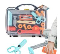 Kit de herramientas de juego de simulación, conjunto de herramientas para,Fingir jugar juego de herramientas para niños pequeños | Juguetes de herramientas de actividad de juego de rol de construcción
