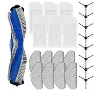 Kit de herramientas de limpieza con cepillo principal, cepillo lateral, filtro y paño de fregona para lavadora de suelo Bosch BCRC1W BCRD1W / BCRC2W BCRD2W (B)