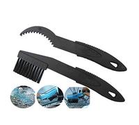 Kit de herramientas de limpieza para bicicleta de montaña, limpiador de cadena con cepillo de volante, color negro