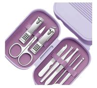 Kit de herramientas de manicura portátil para el hogar, viajes, cortaúñas, accesorios de archivo
