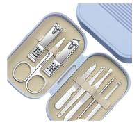 Kit de herramientas de manicura portátil para el hogar, viajes, cortaúñas, accesorios de archivo