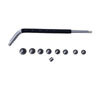 Kit de herramientas de mantenimiento de instrumentos, herramienta de reparación de cuello de saxofón, kit de reparación de saxofón con metal