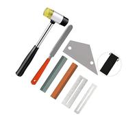Kit De Herramientas De Nivelación De Traste De Guitarra, Protector De Diapasón De Molienda De Acero Inoxidable, Conjunto De Herramientas De Reparación, Accesorios Para Guitarra (Color : E)