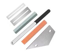 Kit De Herramientas De Nivelación De Traste De Guitarra, Protector De Diapasón De Molienda De Acero Inoxidable, Conjunto De Herramientas De Reparación, Accesorios Para Guitarra (Color : F)