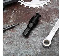 Kit de herramientas de pedalier de bicicleta con extractor de manivela y anillo de bloqueo con 8 dientes para uso de mantenimiento