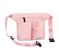Kit de Herramientas de peluquería, Bolsa de Herramientas de peluquería, Bolsa de Cuero Cintura Clipper, Bolsa de Herramientas de Estilista, peluquería cinturón (Rosa)