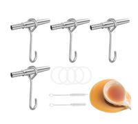 Kit de herramientas de perforación de arce Syrup - Complete 4 Set Collection, Tree Trunk Drill And Spile Tools, Cleaning Brushes Included, Heavy Duty Steel | Backyard Garden Farm Outdoor Maple Tree