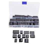 Kit de herramientas de punzón para cuero de 55 piezas, conjunto universal de punzones y cortadores para fundas de teléfono de acero de alta velocidad, punzón de acero de alta
