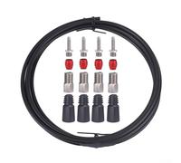 Kit de herramientas de purga de freno hidráulico, Kit de herramientas de purga hidráulica con puerto de aceite de acero inoxidable para sistema de freno de disco de bicicleta (D)