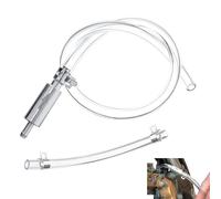 Kit de Herramientas de Purgador Frenos Coche Hidráulicos con Manguera de Goma y Valvula Unidireccional Antirretorno Frenos, Conector para Sistema Freno Embrague, Compatible con Motocicletas, Coches
