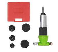 Kit de herramientas de rectificado y pulido de válvulas de motor neumáticas, rectificadora de válvulas de acero inoxidable con 5 ventosas de goma, herramienta universal de