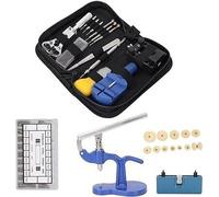 Kit de herramientas de reloj, kit de herramientas de reparación de relojes, conjunto de herramientas de reparación de relojes abrelatas trasero ajustable profesional para taller de reparación de