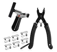 Kit de herramientas de reparaci n de cadena de bicicleta AKRAF con alicates para eslabones de bicicleta, herramienta divisora para romper cadenas