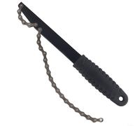 Kit de herramientas de reparación de bicicletas, juego profesional de extracción de manivela con llave de 8 mm, látigo de cadena de acero al carbono resistente para ciclismo (1 negro)