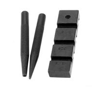 Kit de herramientas de reparación de cadena de motosierra, 3 piezas, incluye dedal de aguja de remachado y base de cadena para cadenas de motosierra de paso 14 325 38 38 LP 404