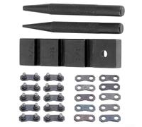 Kit de herramientas de reparación de cadena de motosierra con eslabones maestros para 325 058 juego de remachado de rotura rápida de cadena compatible con cadenas de paso de 1/4 3/8 325 404 pulgadas