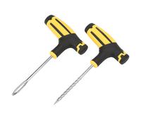 Kit de herramientas de reparación de neumáticos, rápido, portátil, práctico, manual, accesorios profesionales