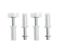 Kit de herramientas de reparación de puertas plegables que incluye pivote superior y rueda guía para puertas corredizas de armario, garaje, estantería (4 piezas)