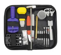 Kit de herramientas de reparación de relojes de 147 piezas, juego de herramientas de barra de resorte profesional, juego de herramientas de pasador de enlace de correa de reloj con funda de transporte