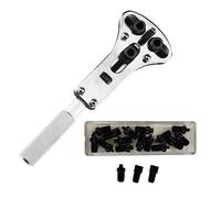 Kit de herramientas de reparación de relojes, llave inglesa para abrir la parte trasera del reloj para carcasa de tapa de batería, cambio de batería, kit de reparación de aleación S de repuesto