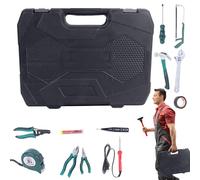 Kit De Herramientas De Reparación Del Hogar,Equipo Multiusos Portátil con 39 Piezas | Kit de Herramientas para el Hogar - Para Furgoneta SUV Camión Camping Viaje Y Asientos Delanteros Traseros Y Centr