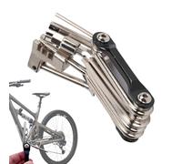 Kit De Herramientas De Reparación Para Ciclismo,Dispositivo Multifuncional de Llave Metálica - Kit De Reparación De Neumáticos Para Bicicletas - Para Hombres Mujeres Carretera Montaña Viajes Mantenimi